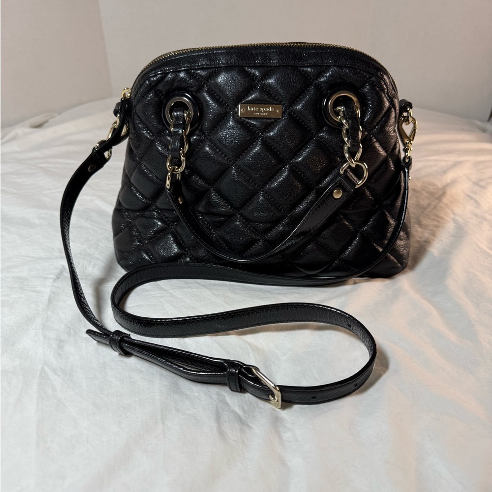 Kate Spade Black Georgina Quilted Women's Bag